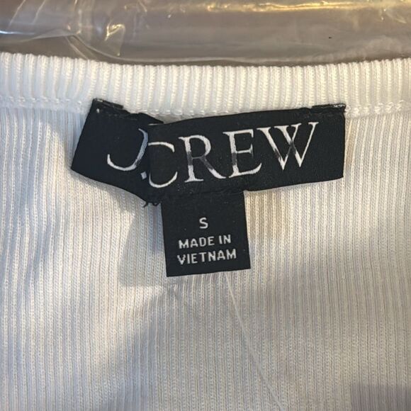 J Crew Scoopneck vest in drapey crepe Womens‎ Small White - Picture 6 of 11